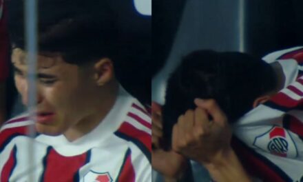 Tobías Andrada se retiró lesionado en River vs Huracán tras ser citado por la Selección Argentina