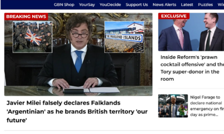 Cómo reaccionaron los medios británicos al discurso de Milei por la soberanía de las Islas Malvinas