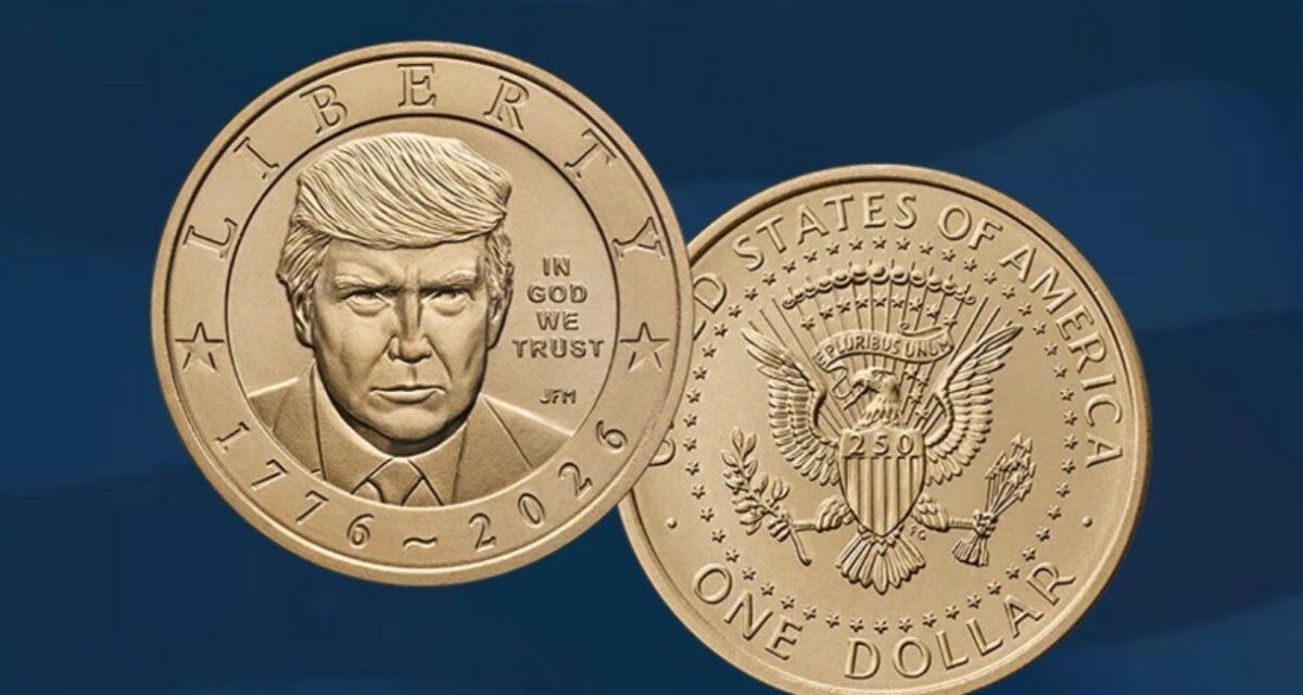 Donald Trump será el primer presidente de EEUU en aparecer en una moneda de u$s 1