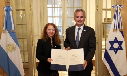 Pablo Quirno recibió las cartas credenciales de la nueva embajadora de Israel en Argentina