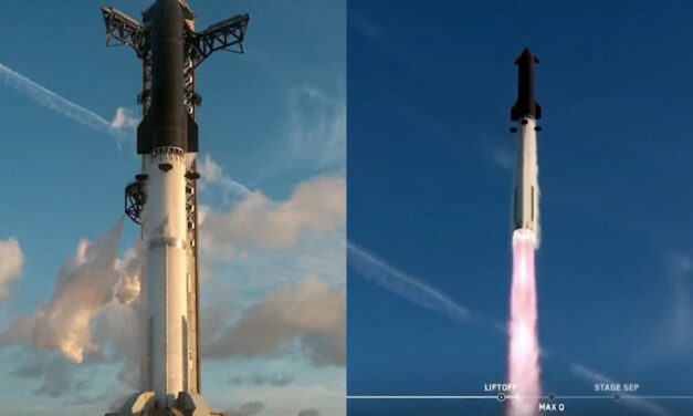 El megacohete de Elon Musk alcanzó la órbita por primera vez