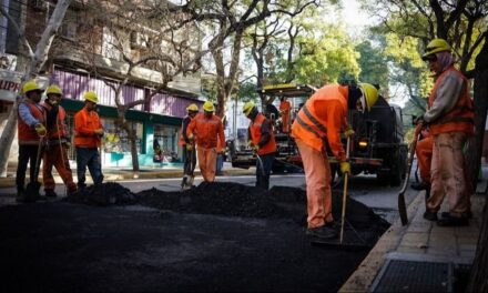El Plan 50 Cuadras llegó al 76% y avanza con trabajos sobre avenida Alem
