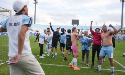 Del Bono volvió a Primera después de una tarde de festejo y mucha tensión