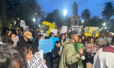 Multitudinaria marcha por Uriel Ríos: su familia reclamó justicia y pidió el máximo castigo