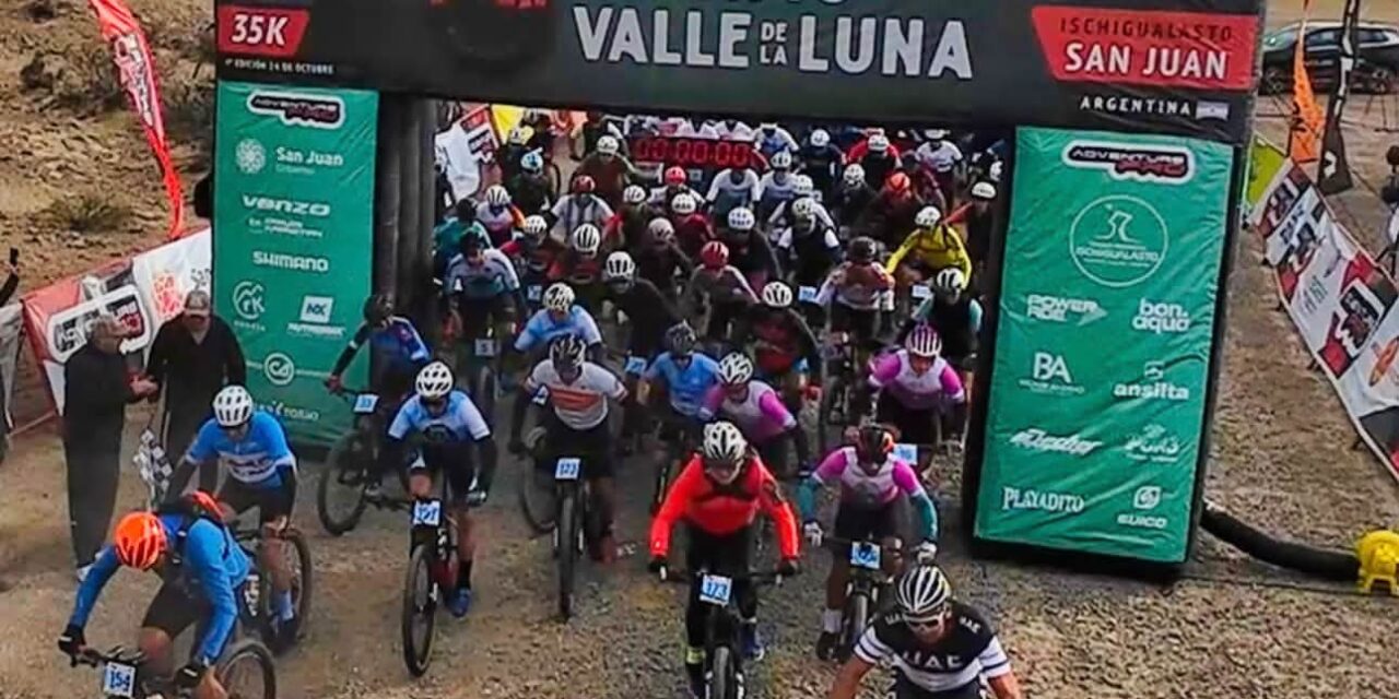 El Desafío Valle de la Luna reunió a más de 800 ciclistas en Ischigualasto