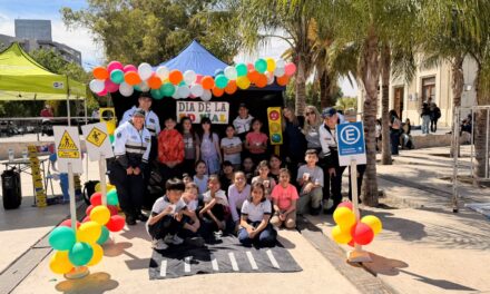 Más de 250 chicos aprendieron seguridad vial con juegos y actividades en la Plaza del Bicentenario