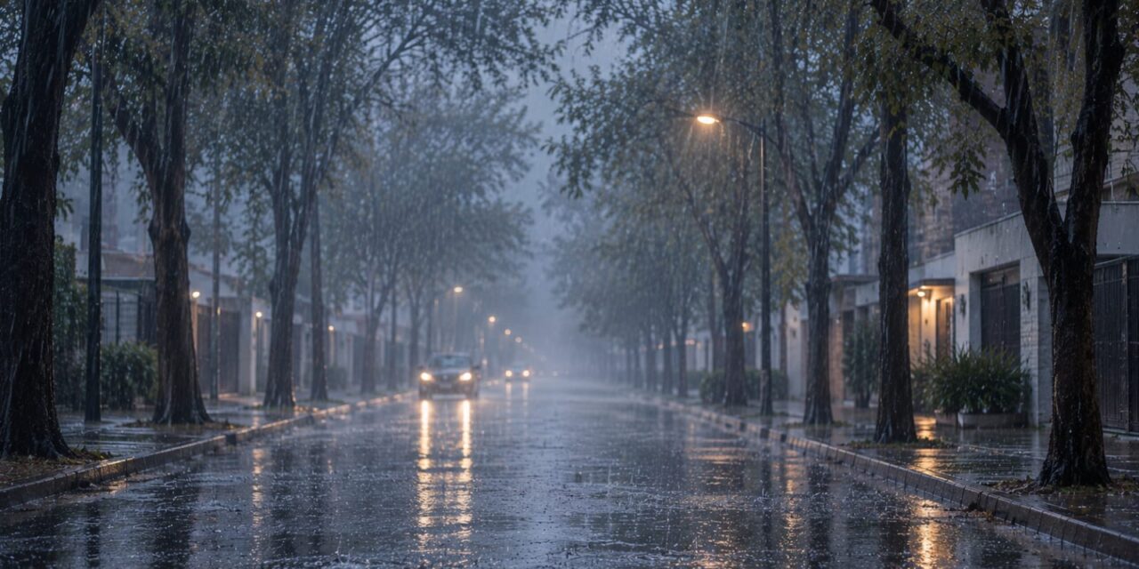 Lluvias intensas: cómo circular sin riesgos y qué calles evitar