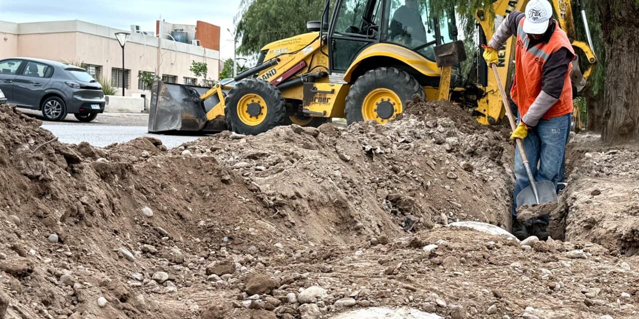 9 de Julio avanza con obras de desagüe para reducir los anegamientos en distintos barrios
