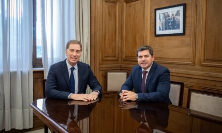 Orrego se reunió con Santilli y puso el foco en las obras de la Ruta 40
