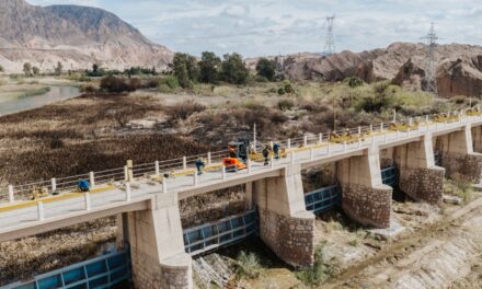 Refuncionalizan las 24 compuertas del dique José Ignacio de la Roza para mejorar su funcionamiento