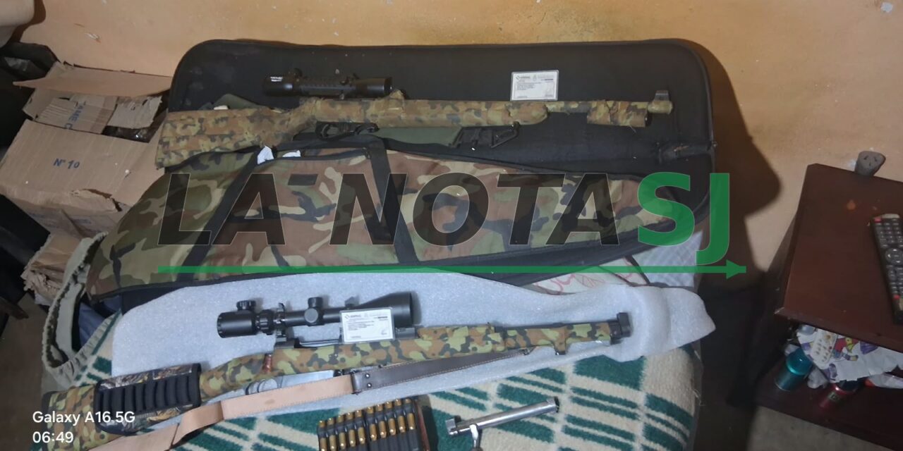 IMPACTANTE: Allanaron una vivienda en Rawson por el ataque a un nene de 8 años y secuestraron varias armas