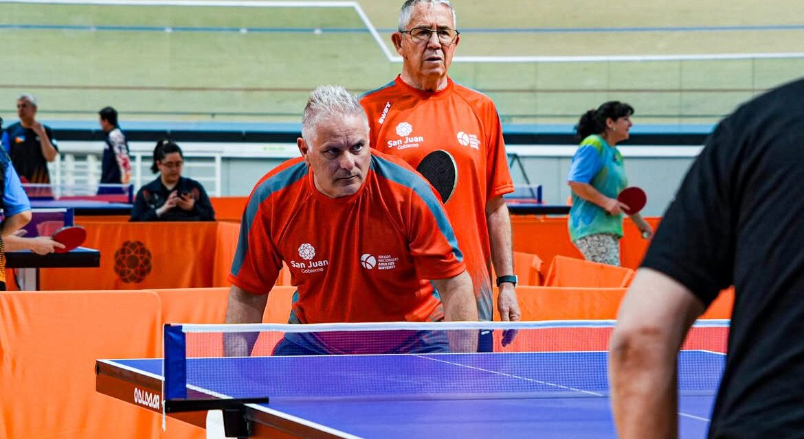 San Juan cerró otra jornada de los Juegos Nacionales Adultos Mayores con resultados destacados