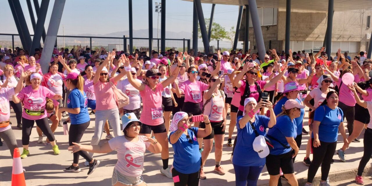 Chimbas vuelve a correr por la vida con una nueva maratón contra el cáncer de mama