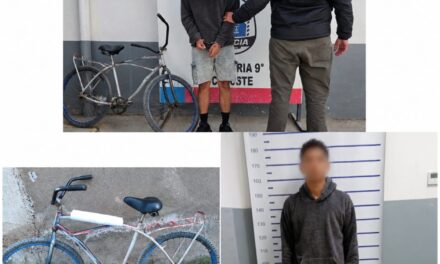 Le robaron la bicicleta a punta de cuchillo y detuvieron a un joven en Pocito