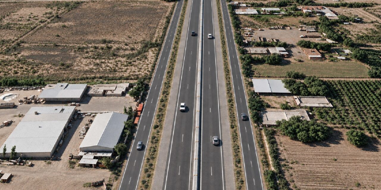 Así será la autopista de la Ruta 20 entre Santa Lucía y Caucete: 24,5 kilómetros, cuatro puentes y 2.100 luminarias
