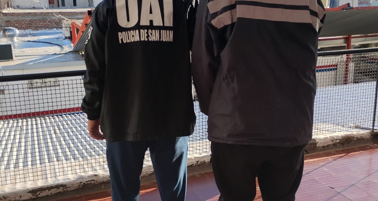 Lo buscaban por robo, escapó al ver a la Policía y terminó detenido en Chimbas