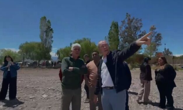Refuerzan las defensas hídricas en Barreal ante las crecidas previstas para el verano