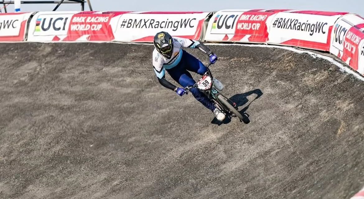 “Chalo” Molina volvió a competir en la Copa del Mundo de BMX Racing en China
