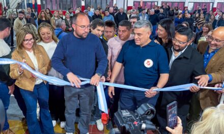 Rivadavia inauguró una cancha de bochas en el Club Sanjuanino Junior con fondos municipales