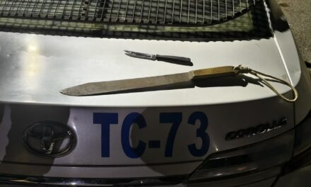 Detuvieron en La Bebida a un hombre acusado de amenazar con un cuchillo a un chofer de RedTulum