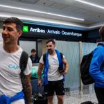 Los subcampeones del mundo llegaron a San Juan y fueron recibidos por una multitud de familiares y fanáticos