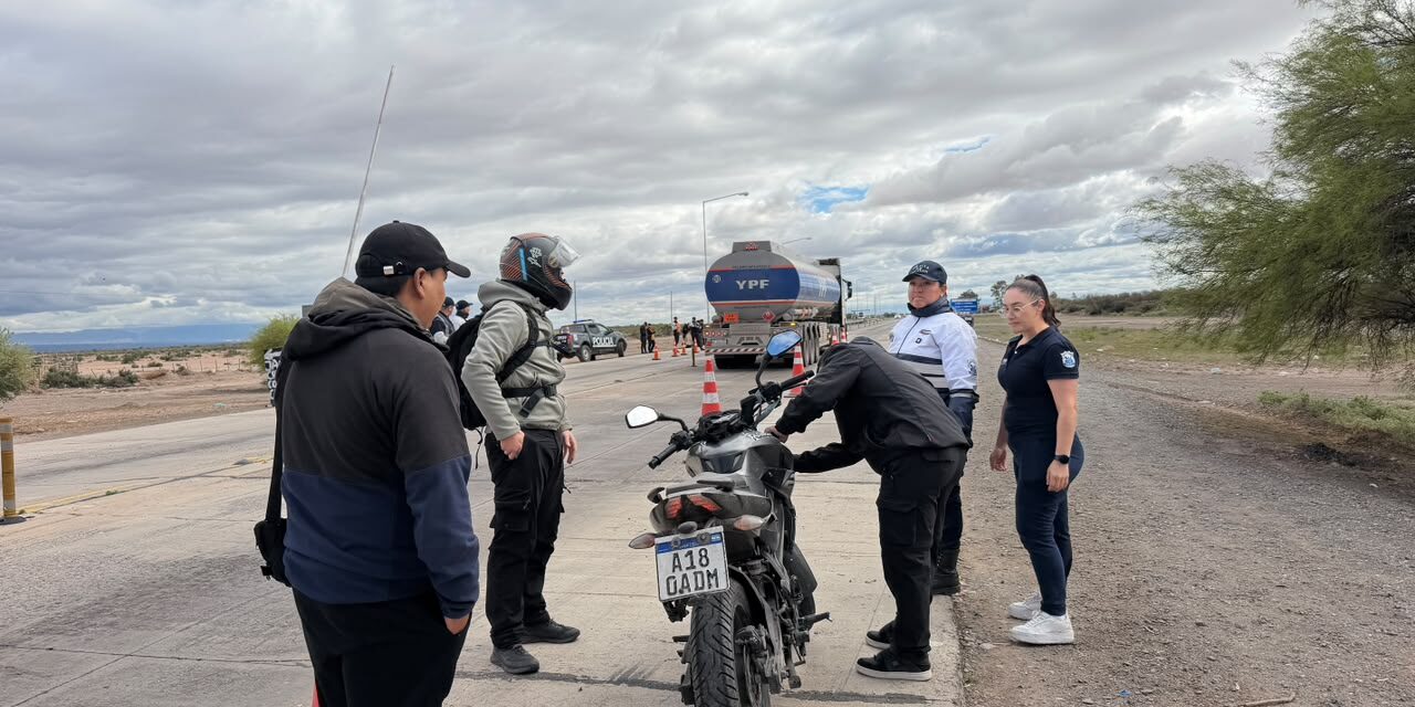 Refuerzan los controles vehiculares en el límite entre la provincia y Mendoza