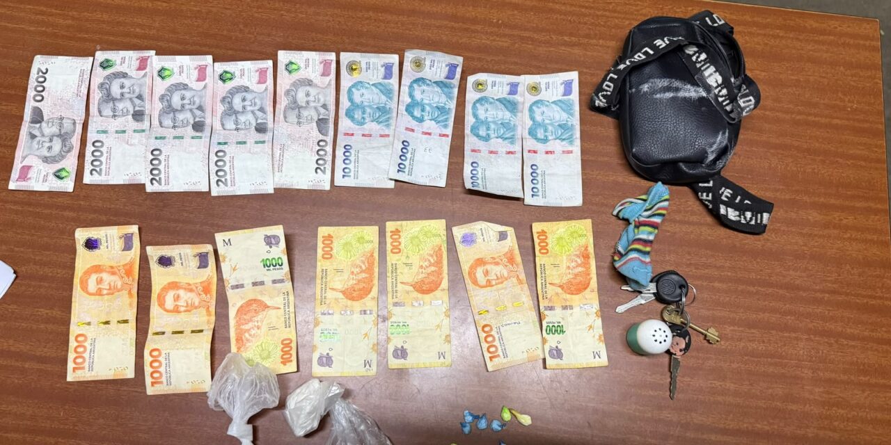 Detuvieron a una mujer con 47 gramos de cocaína que debía cumplir arresto domiciliario