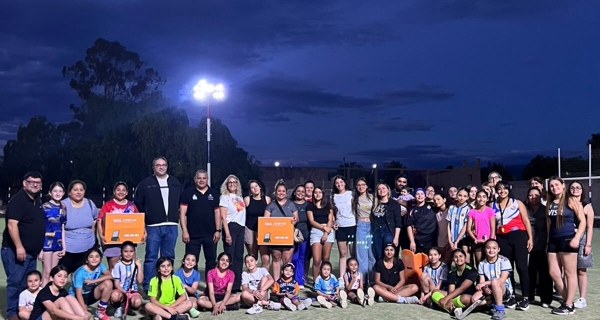 Caucete: una nueva iluminación LED mejorará las condiciones deportivas para 350 jugadoras de hockey