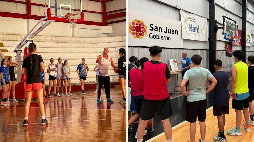 San Juan alista sus selecciones de básquet para competir en los Juegos Binacionales de Mendoza 2026