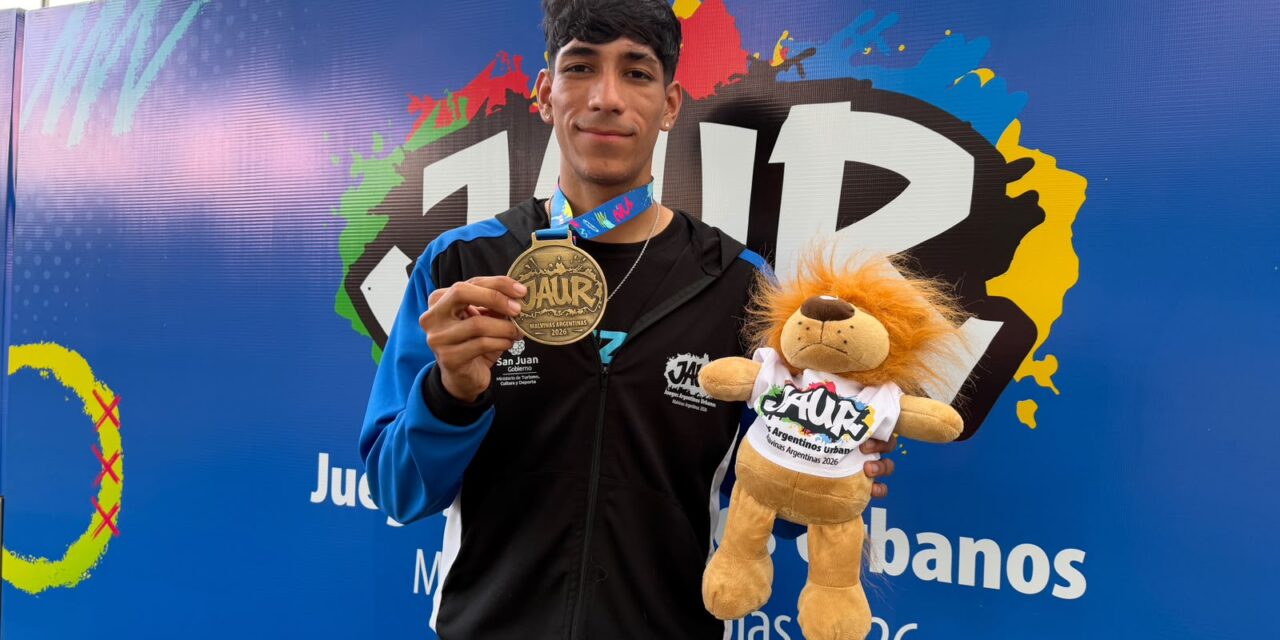 Luciano Sagua hizo historia y consiguió el primer oro para San Juan en los Juegos Argentinos Urbanos