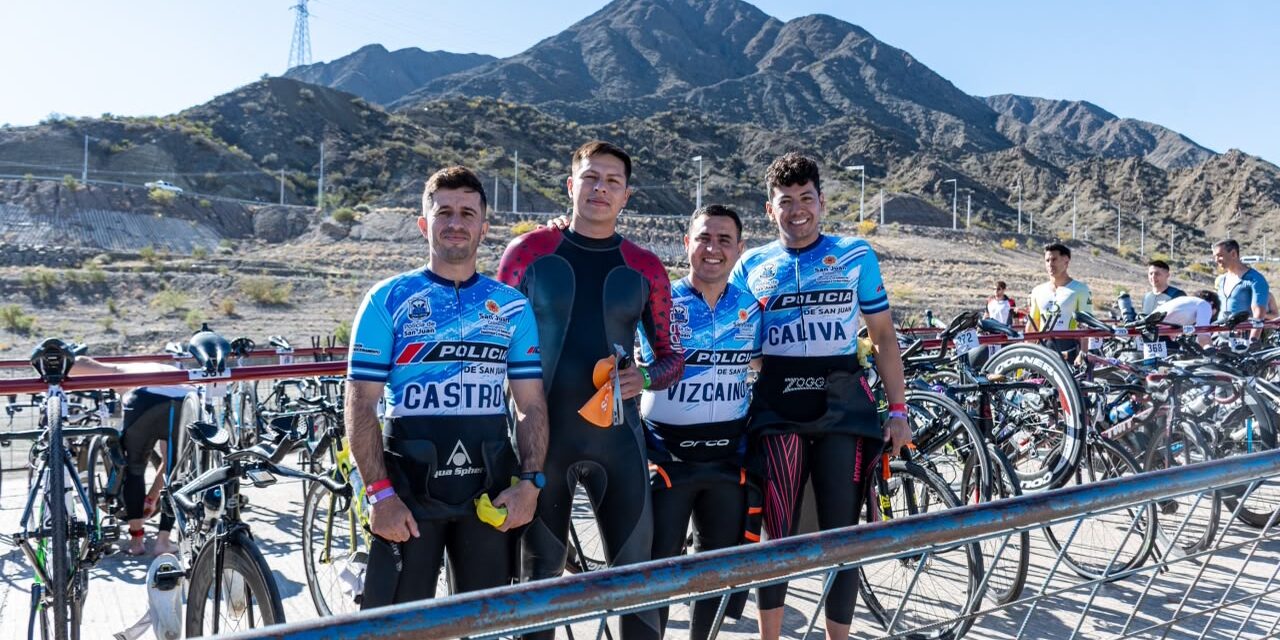 27 policías participaron del IRONMAN y representaron a la fuerza en una competencia internacional