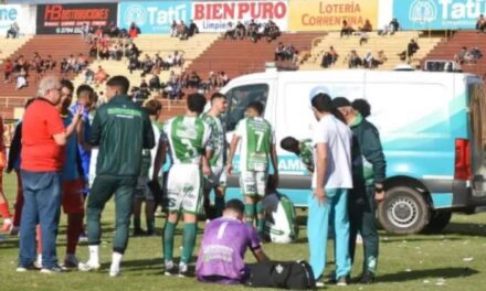 Federal A: suspendieron el partido entre Boca Unidos y Gimnasia de Chivilcoy por una bomba de estruendo