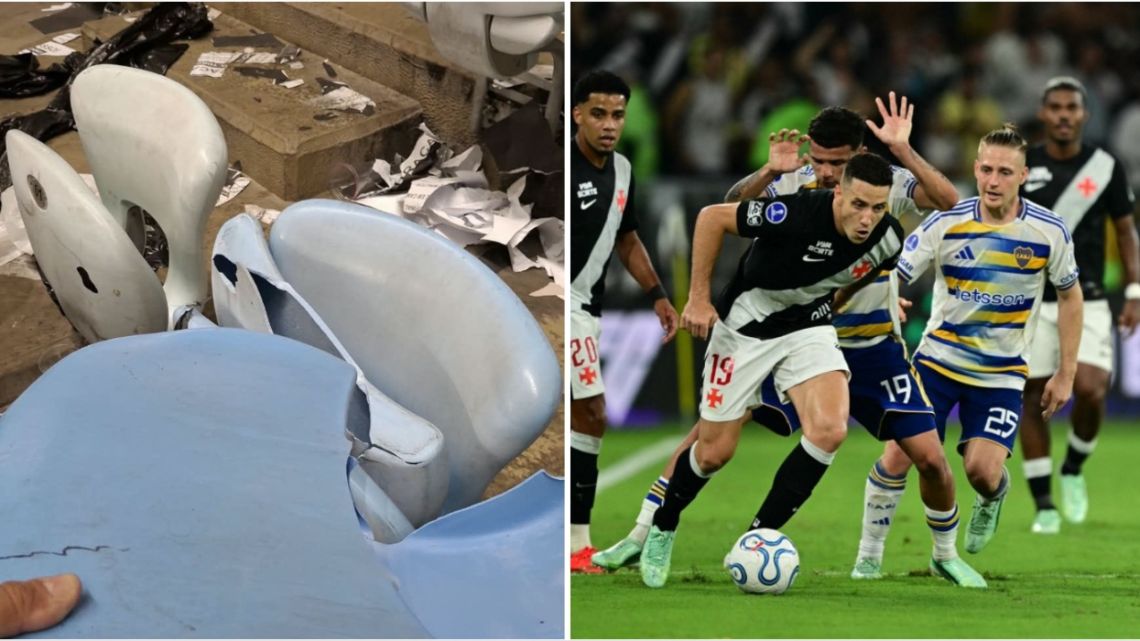 Flamengo denunció destrozos en el Maracaná tras el partido entre Boca y Vasco da Gama