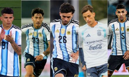 Renovación y futuro en marcha: cinco juveniles tuvieron su bautismo en la Selección Argentina
