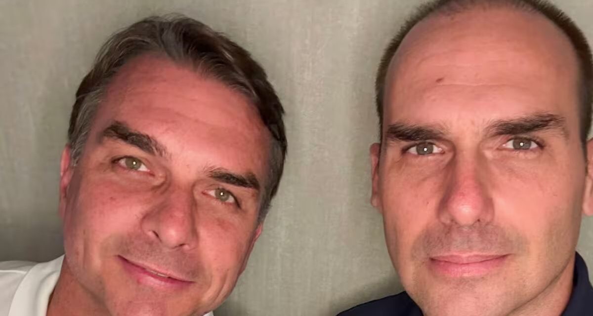 Tras la fuga de Flávio, los hermanos Bolsonaro se reencontraron en Estados Unidos