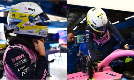 Franco Colapinto presentó su nuevo casco con un guiño a Boca para el GP de Estados Unidos