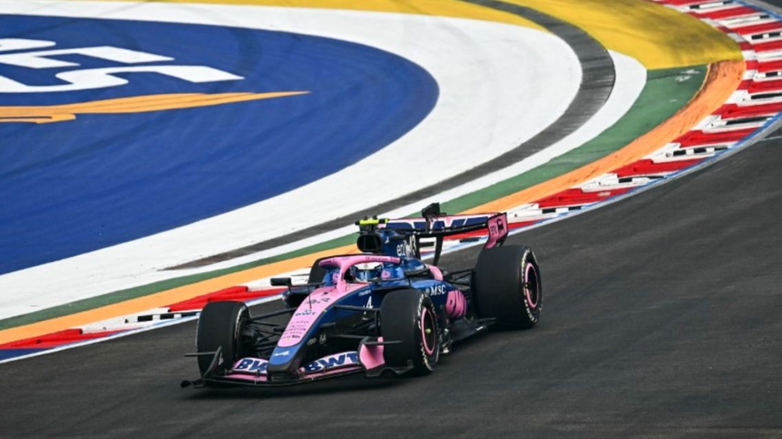 Colapinto corre la Qualy Sprint tras ser 19° en las prácticas del GP Singapur de F1