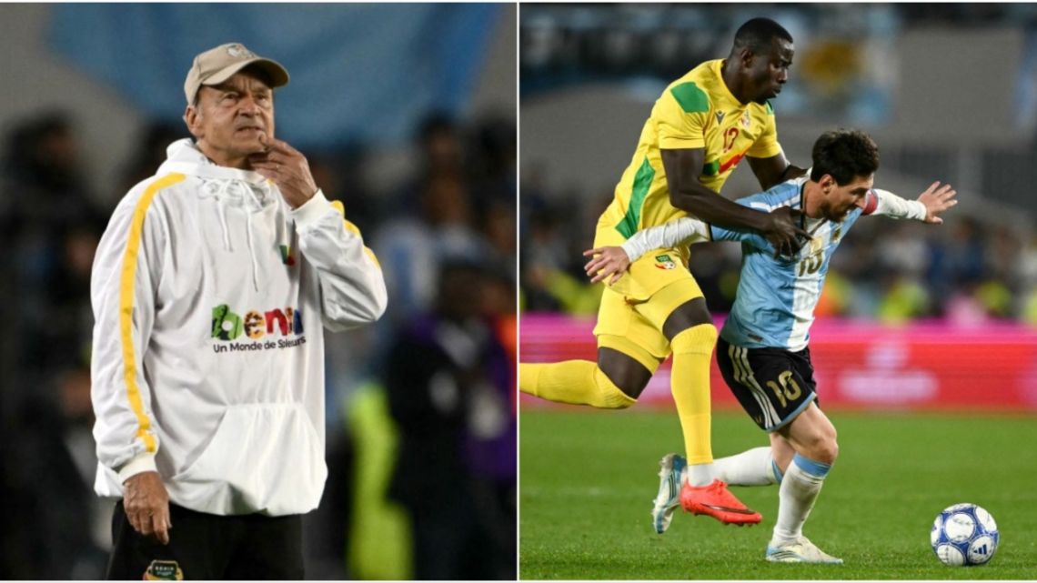 La queja del director técnico de Benín tras el amistoso de despedida de Lionel Messi