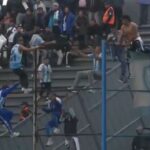 Escándalo en el clásico del Norte: peleas entre hinchas y escenas de violencia en las tribunas
