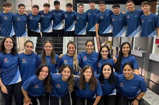 Las selecciones argentinas de hockey sobre patines llegan esta noche a San Juan