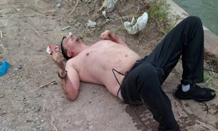 Se arrojó a un canal de Santa Lucía para salvar a su perro y terminó en el Hospital Rawson