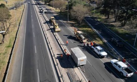 Ampliaron el corte en el anillo externo de Circunvalación por trabajos de repavimentación
