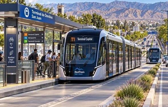 Un proyecto propone unir San Juan, el aeropuerto y Caucete con un tranvía eléctrico sin rieles