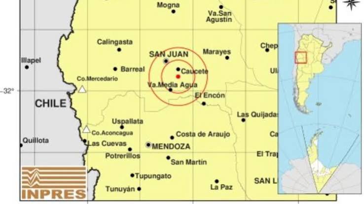 Tembló en Caucete: un sismo de 2,7 se registró durante la mañana