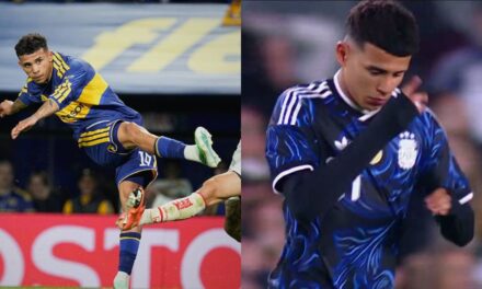 Leonel Flores jugó con Boca y menos de 24 horas después con la Selección Argentina