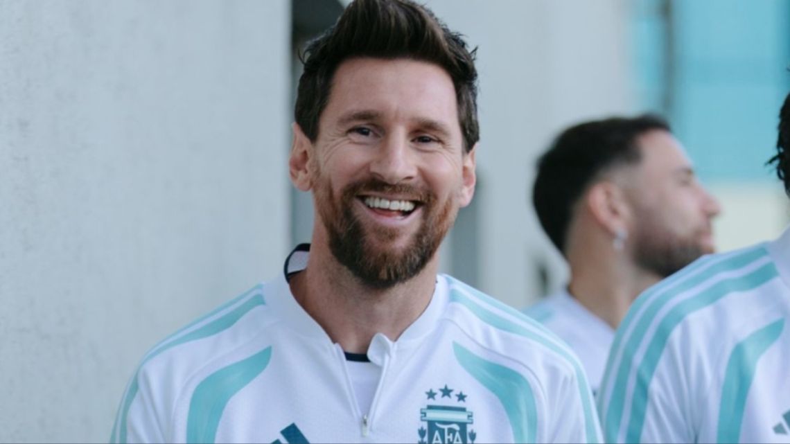 Lionel Messi completó su último entrenamiento con la Selección Argentina