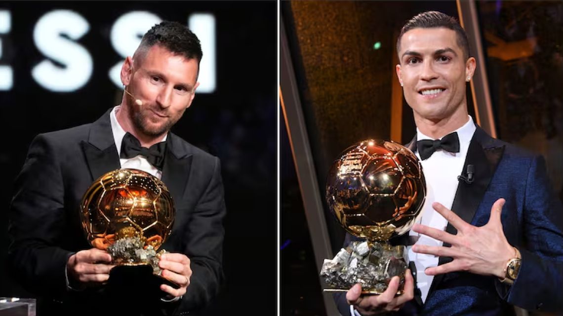 El Balón de Oro elige al mejor de la historia: la puja entre Messi y Cristiano