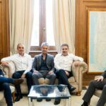 Diego Santilli recibió al PRO en Casa Rosada para avanzar con el Presupuesto y la reforma electoral