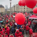 40.000 manifestantes marchan contra el ajuste económico y chocan con la policía