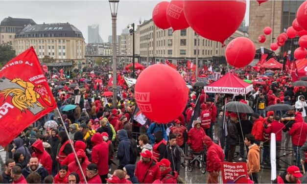 40.000 manifestantes marchan contra el ajuste económico y chocan con la policía